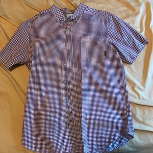 Red Columbia dress Tee