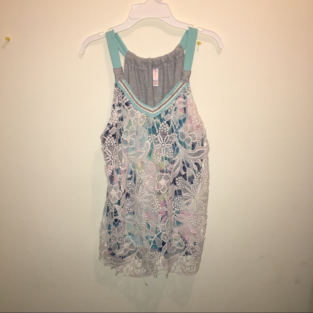 shirt with lace