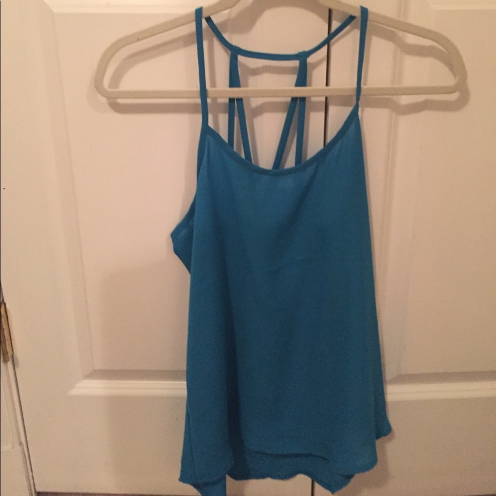 Blue tank