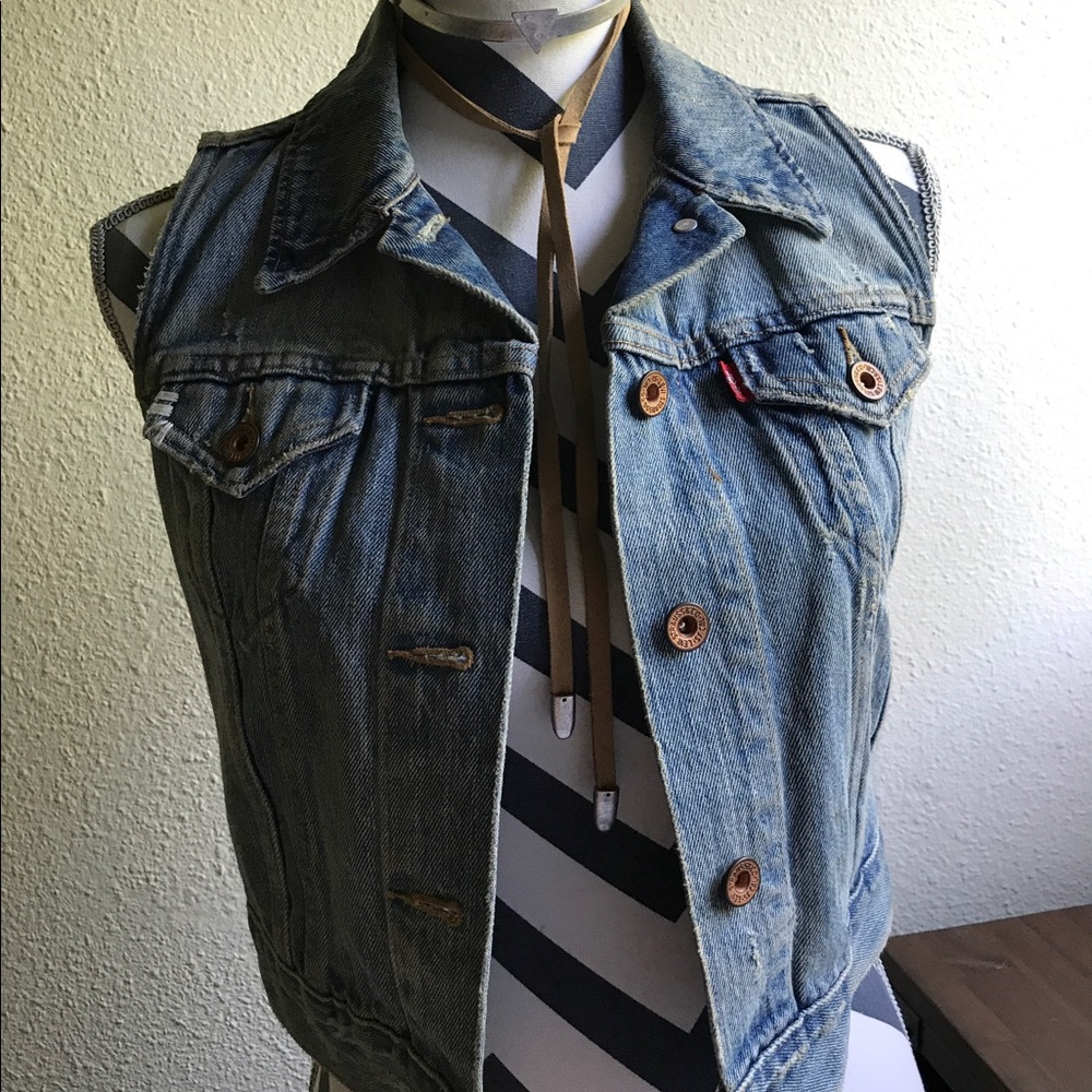 Levi's jean vest