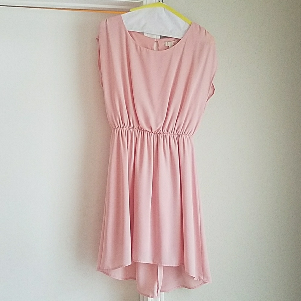 Pink High Low Dress