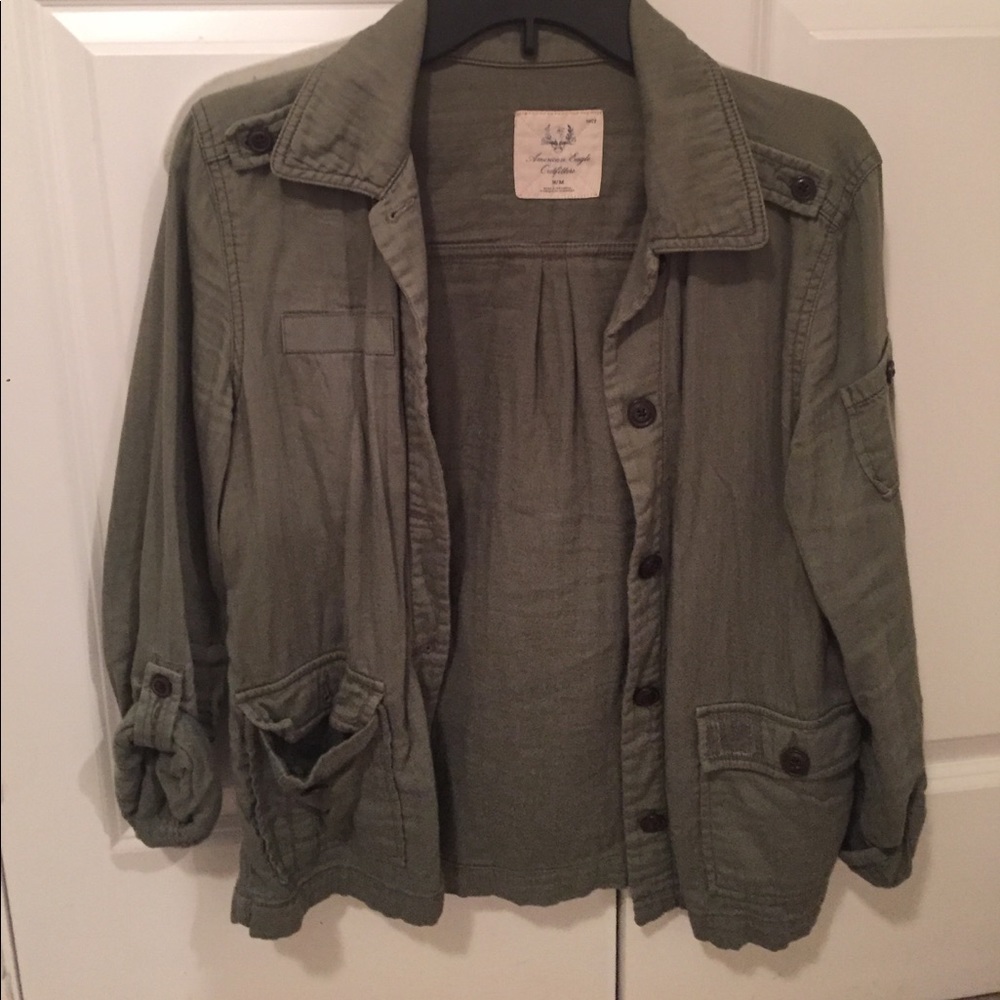 Light army green sweater/Jacket