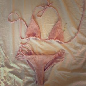 Bettinis heart shaped thong bikini XS