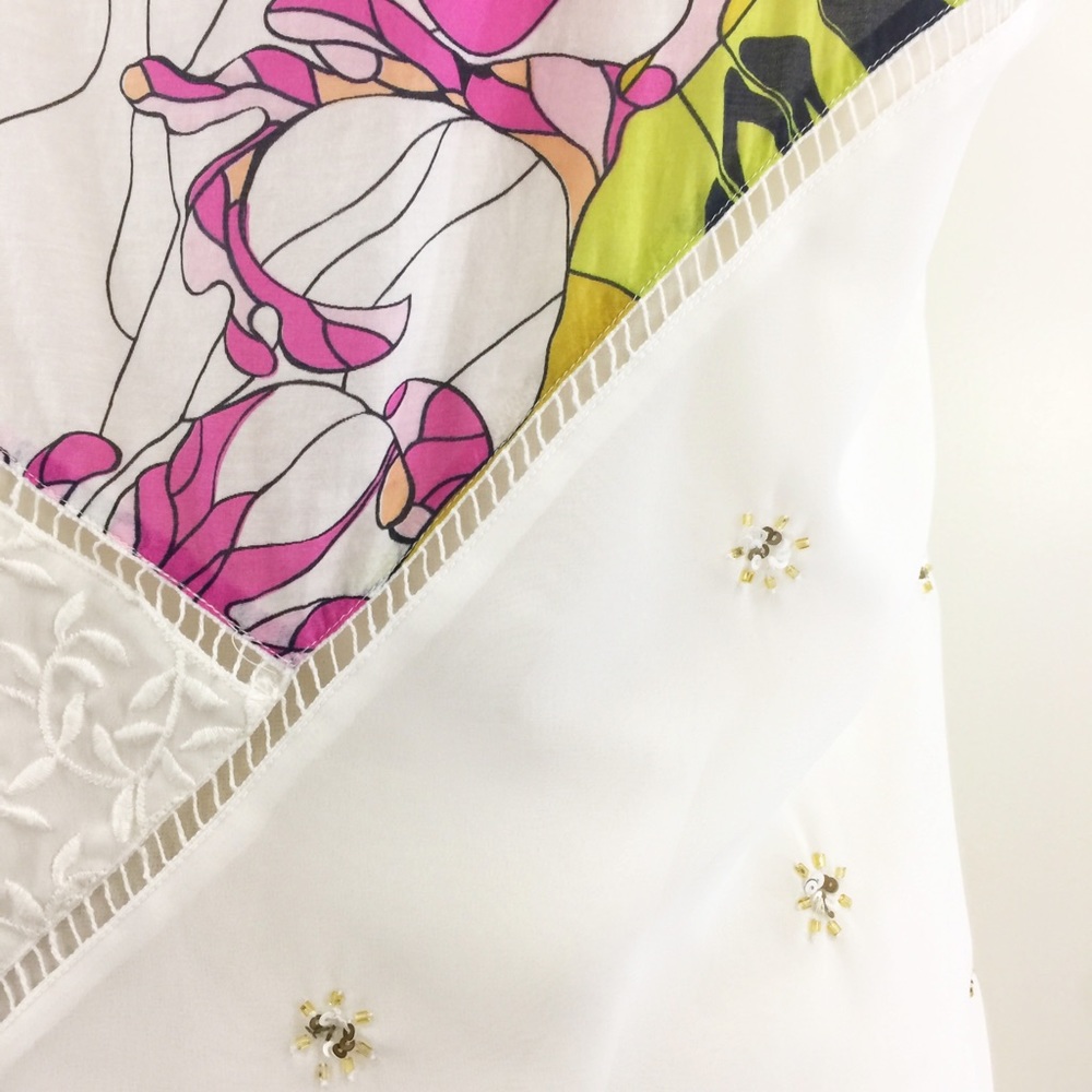 [ Leifnotes ] Patchwork Dress Floral Embroidered - image 5