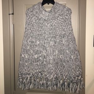 Gray Shawl Sweater *NWT*