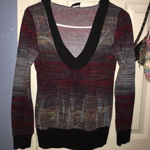 Long sleeve hooded shirt