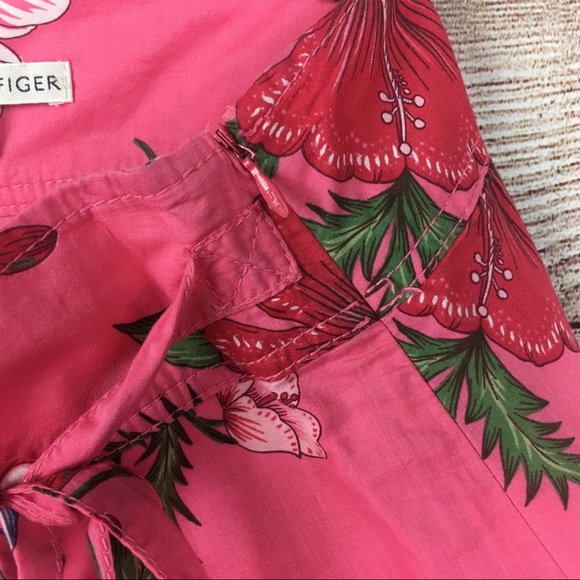 Tommy Hilfiger Women Sz 8 Floral A-Line Skirt - Picture 4 of 4