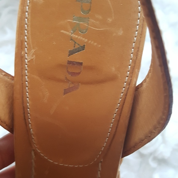 Prada Size 11 Wedges Sandals - Picture 3 of 6