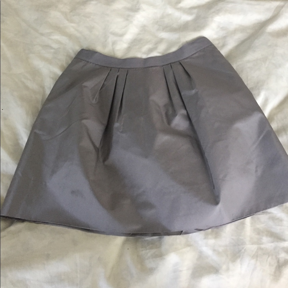 Silver/grey JCREW SKIRT with pockets
