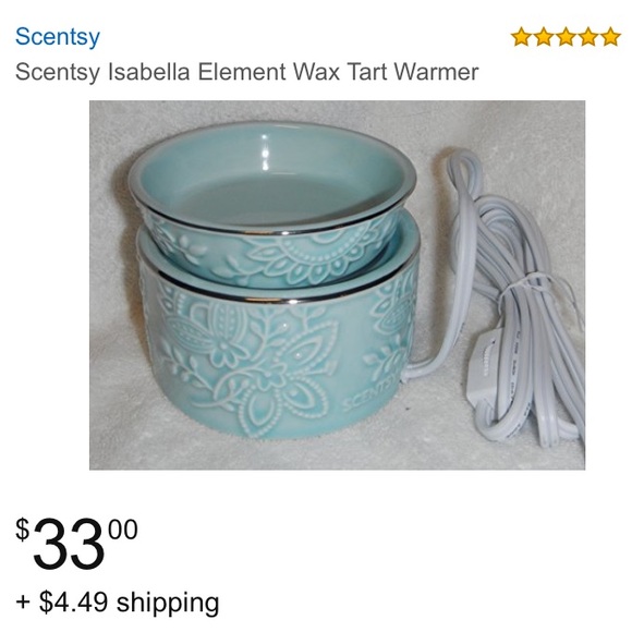 NEW IN BOX Isabella Scentsy Element Warmer - Picture 4 of 4