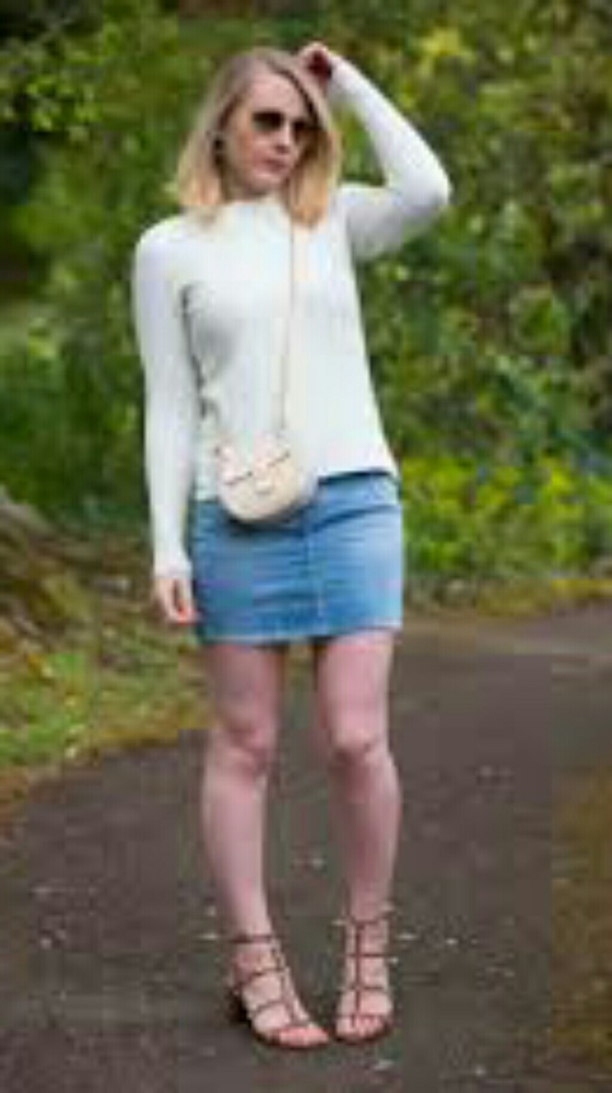 American Eagle Outfitters denim skirt