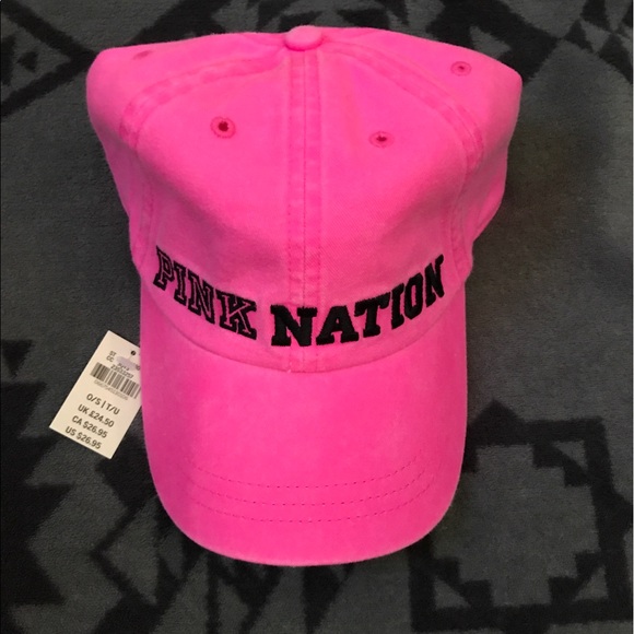 pink nation hat