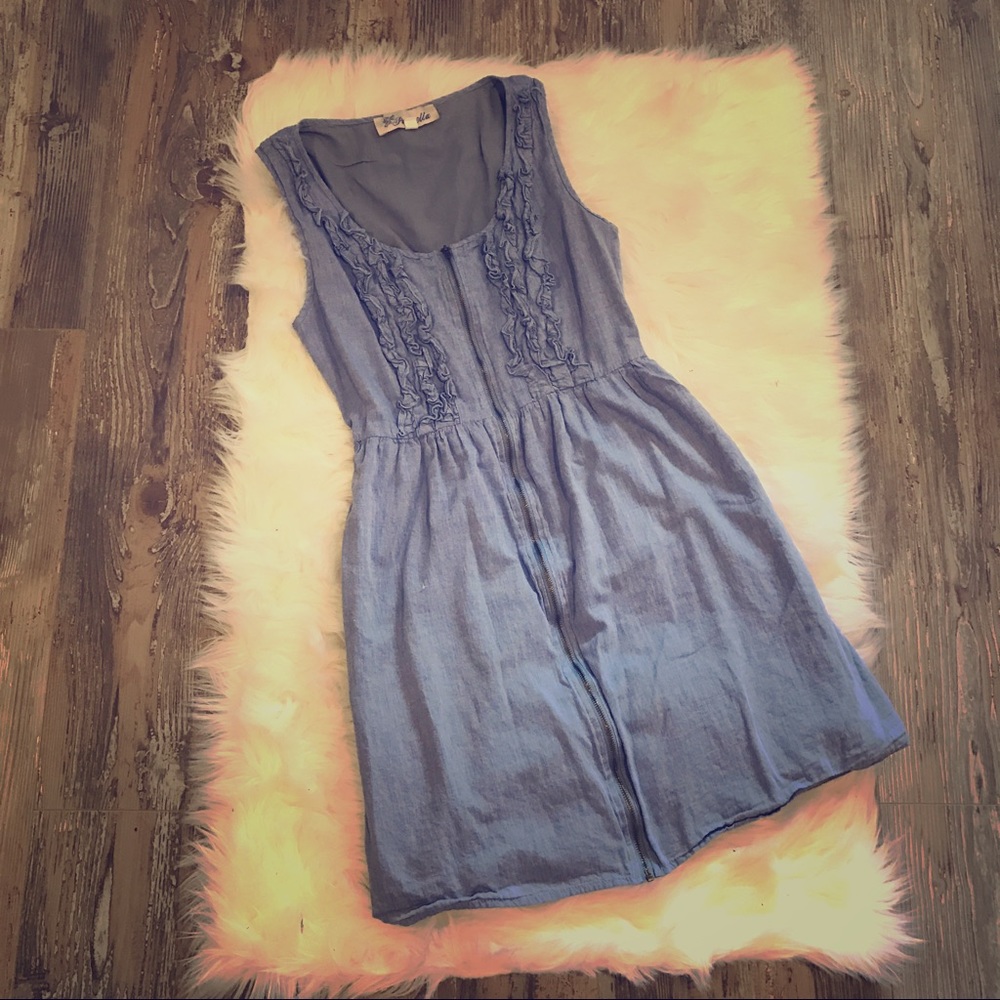 Blue Jean Sleeveless Dress