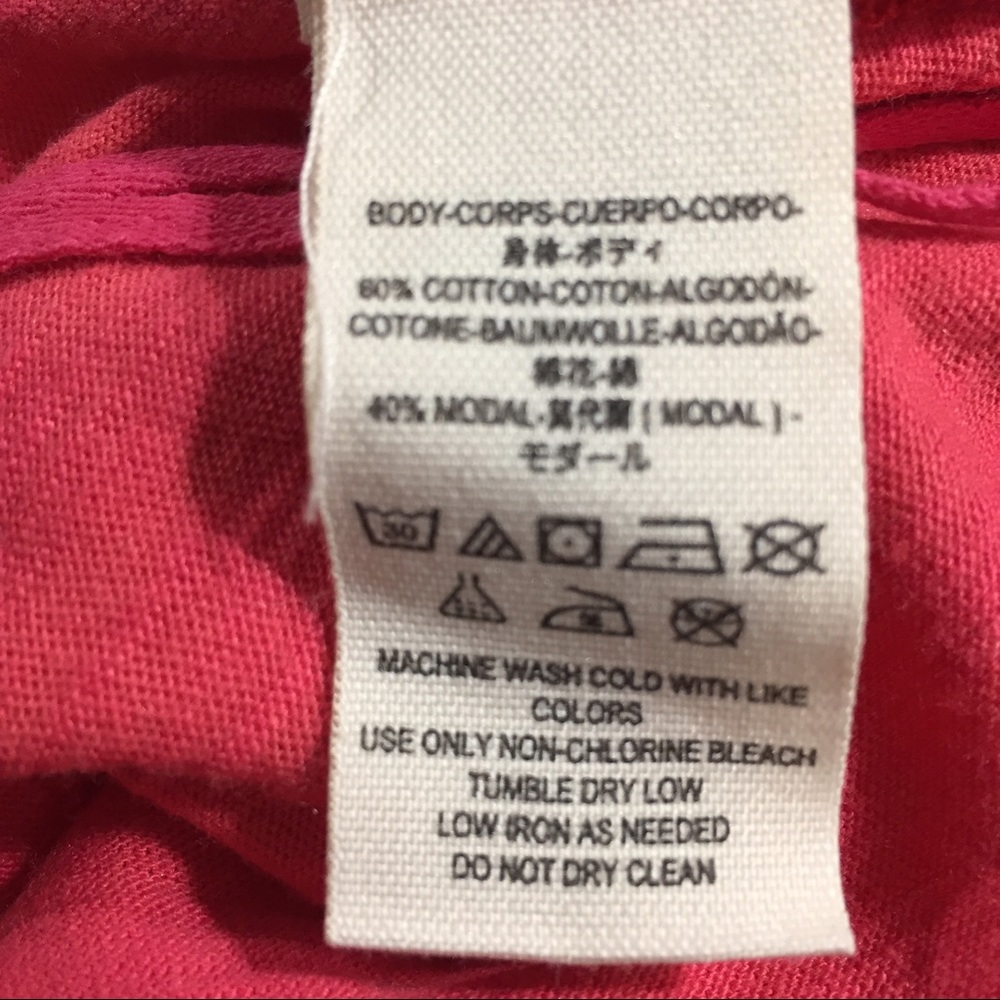 FREE PEOPLE RED CORALINE TEE - Picture 7 of 7