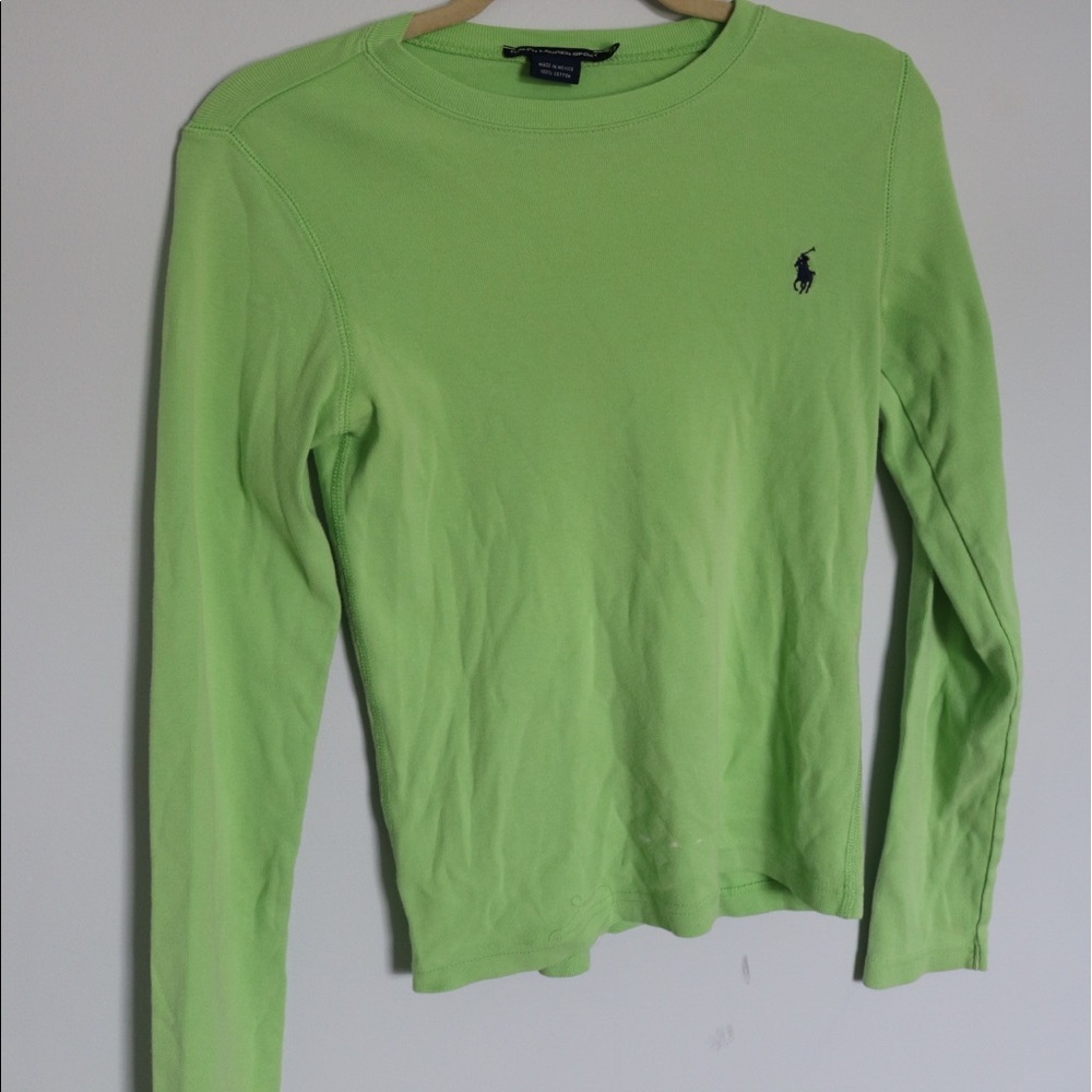 Green Polo Sweater