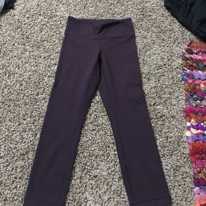 Maroon/ wine color purple lulu leggings