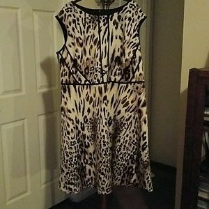 Studio One leopard print dress
