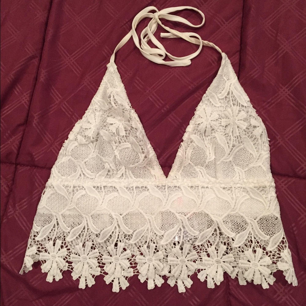 Halter neck crop top
