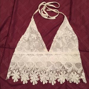 Halter neck crop top