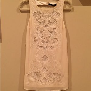 Cream lace dress