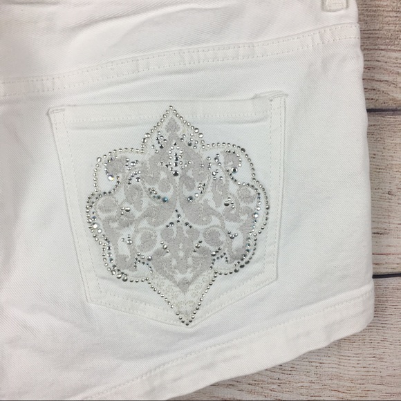 Like NEW Quality Denim X2 Shorts White W10 Stella - Picture 6 of 6