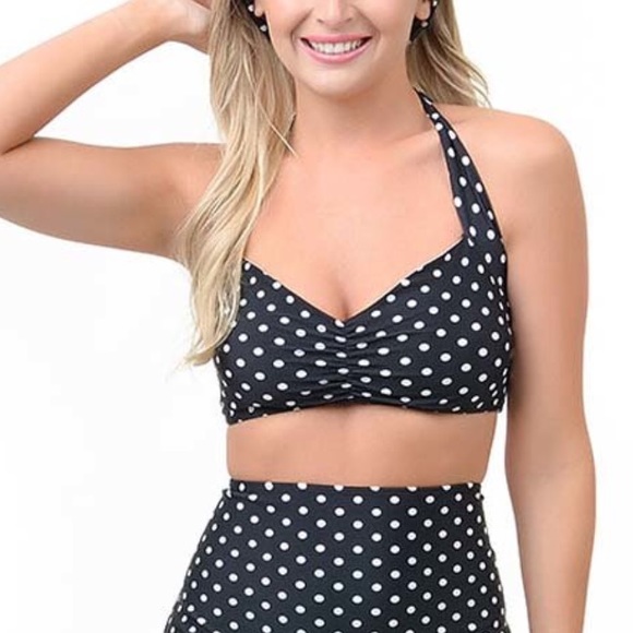 Red Dolly Swim - NWT Polka Dot Bikini Top - Pin up Style Red Dolly Swim - NWT Polka Dot Bikini Top - Pin up Style