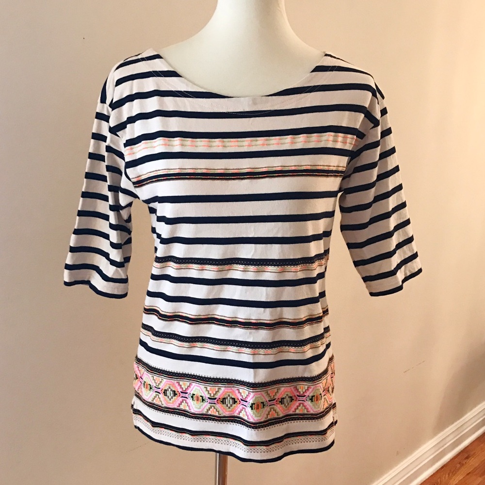 J. CREW Striped Tee