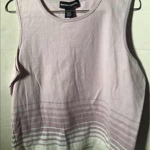 Norton McNaughton purple sweater shell size large