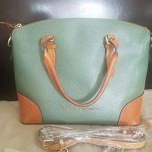 Authentic Dooney & Bourke large  leather handbag