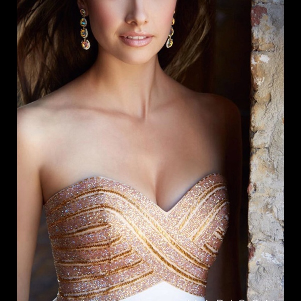 Long Strapless Dress
