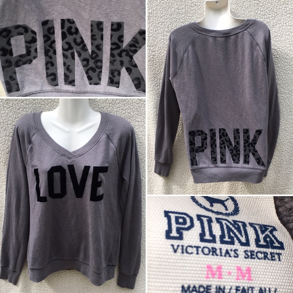 SOLD❤️VS Pink- Crew sweatshirt Size M