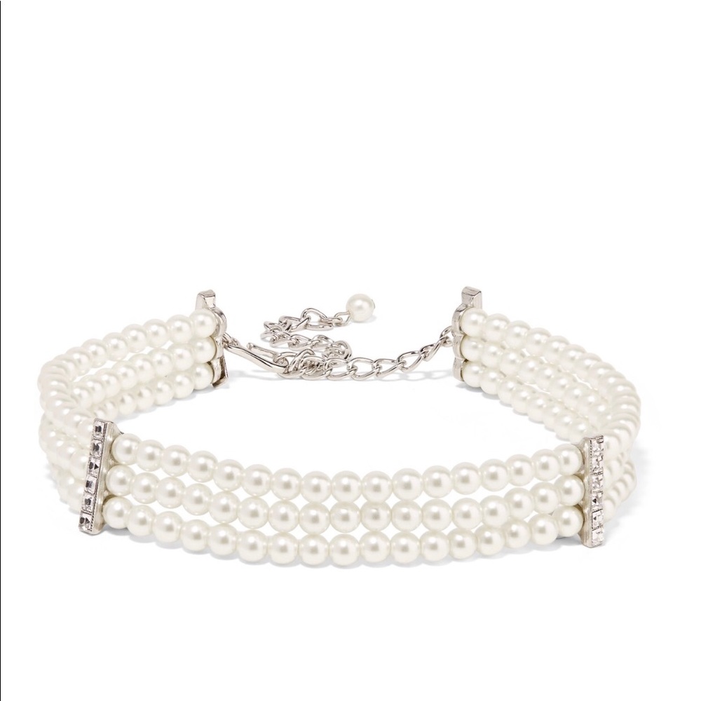 Kenneth Jay Lane Pearl choker