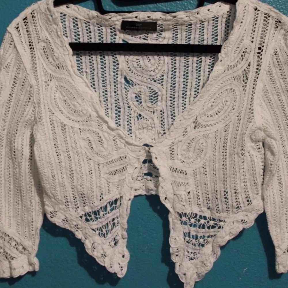 DAY birger et mikkelsen Crochet knit cardigan S:34