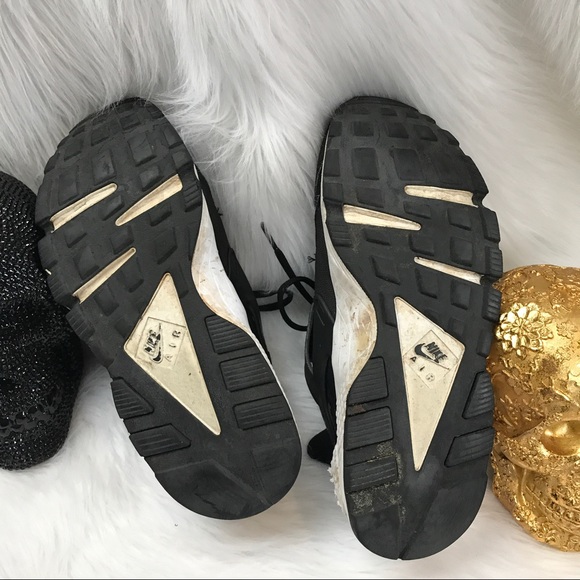 Nike air huaraches black white custom spikes - Picture 7 of 7