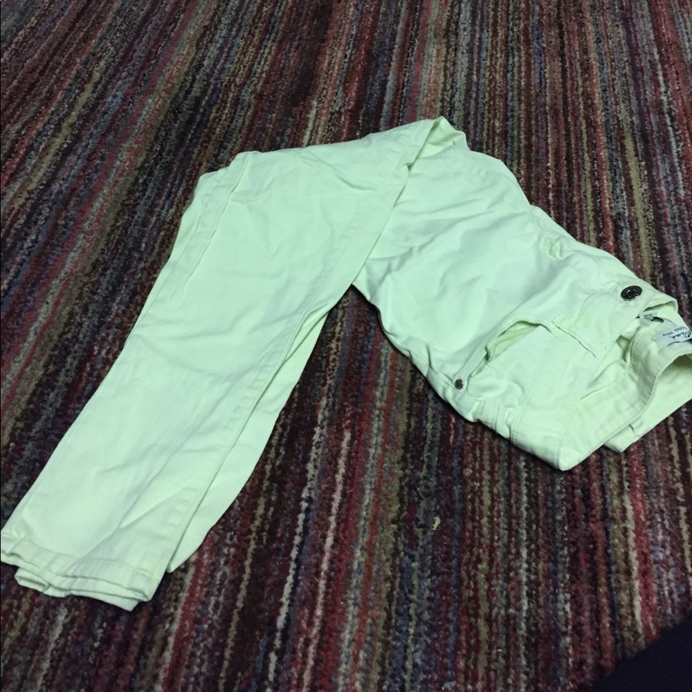 Size 11 light green "fashion" jeans