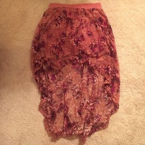 Charlotte Russe high/low skirt! Size small