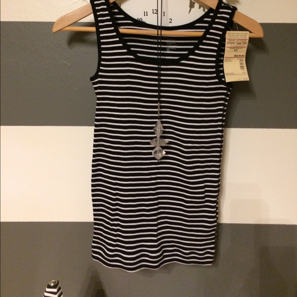 NWT Muji  Striped Tank Top