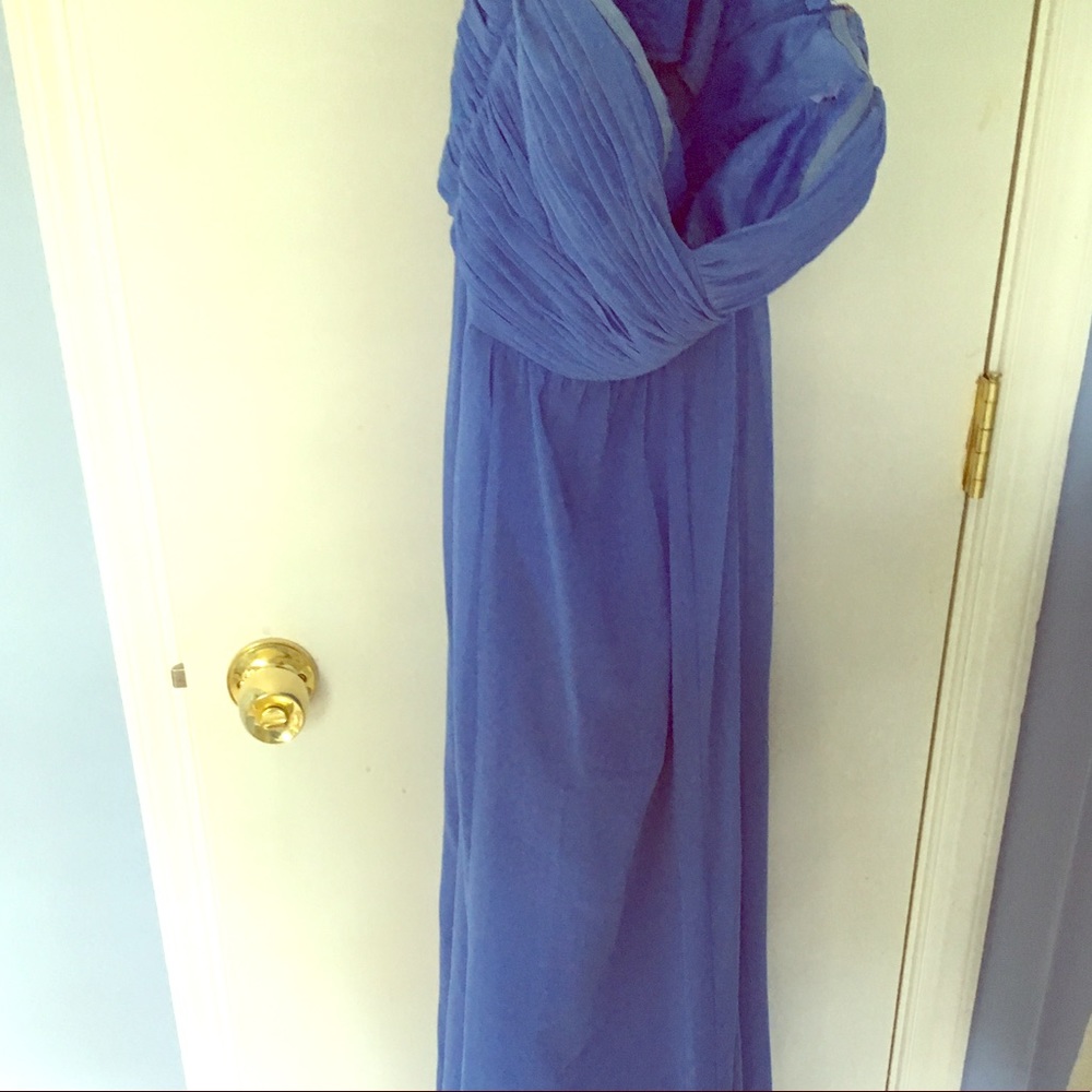 light blue Ralph Lauren prom dress
