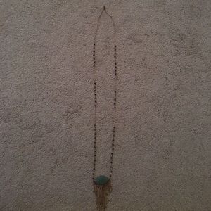 Long beaded necklace