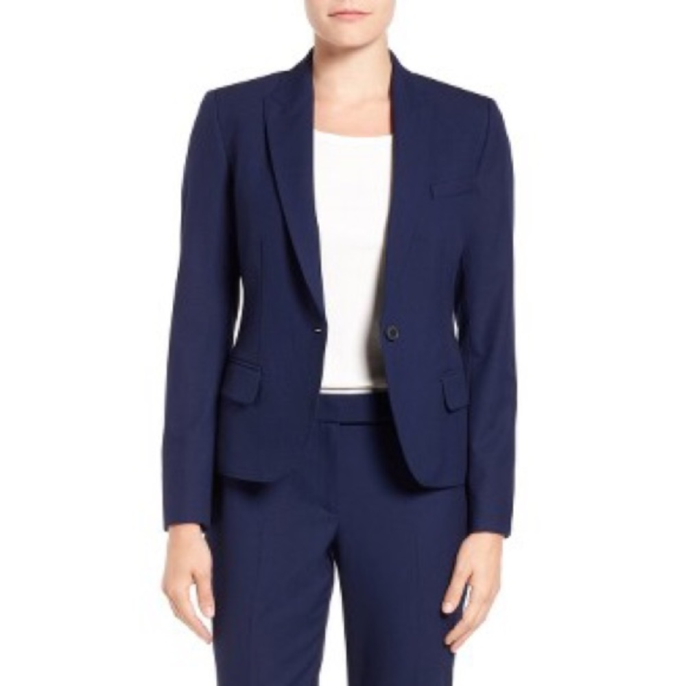 NWOT Ann Taylor Navy Blue Blazer