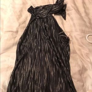 Charcoal high neck top