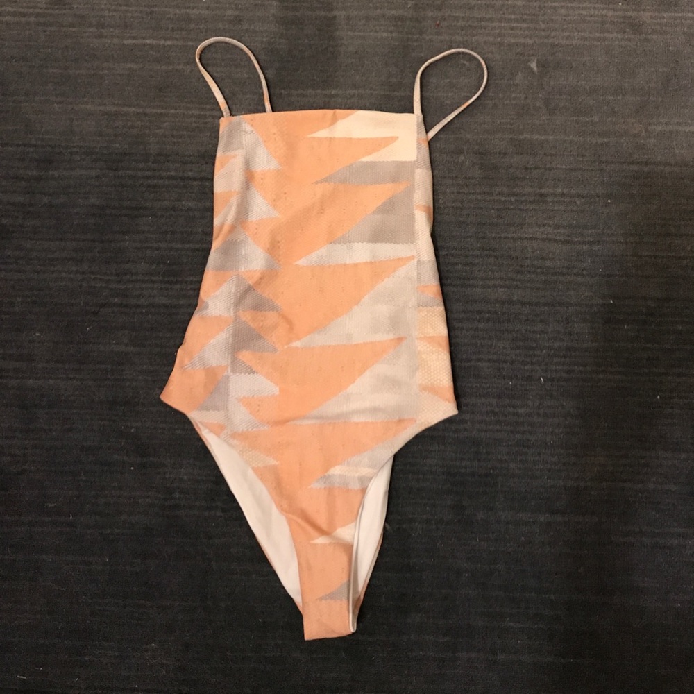 Mara Hoffman one piece geometric swimsuit size 0/2