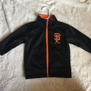 Baby Giants zip up jacket and matching pants