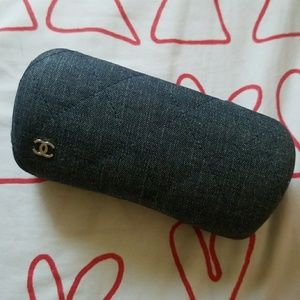 Authentic Denim Chanel Sunglasses Case