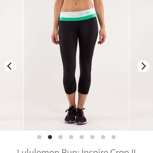 EUC Lululemon Run Inspire Crops 4
