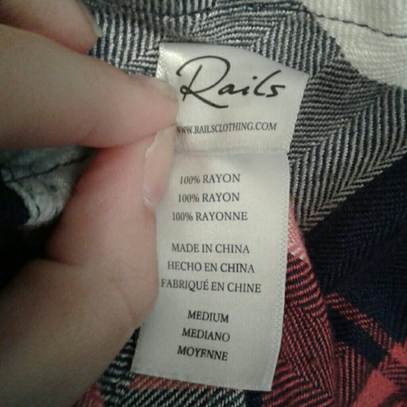 Rails plaid button up shirt - Picture 5 of 6