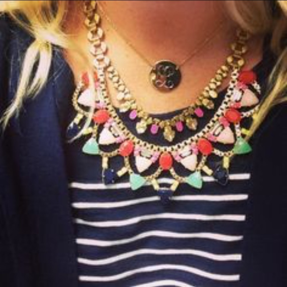 Stella & Dot Fanella Statement Necklace NIB - RARE - Picture 4 of 4
