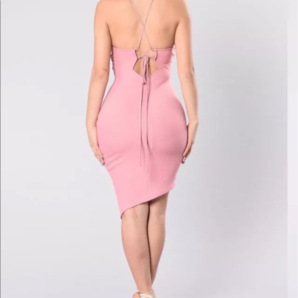 Soon as you see me pink fashion Nova dress