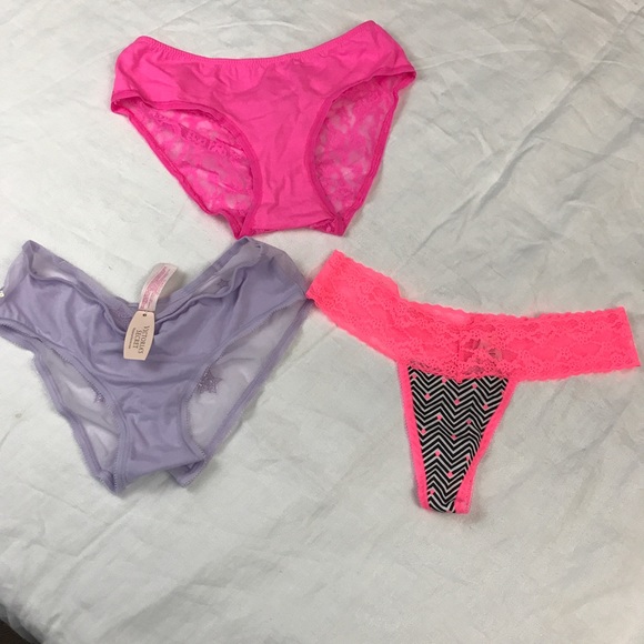 Victoria's Secret lot of 3 panties sz Xsmall - Picture 2 of 4