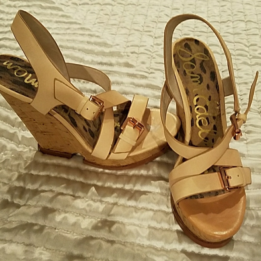 Sam Edelman Tan Wedge